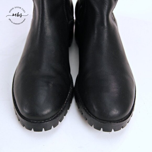 Cole Haan Air Kensington Leather Tall Boots Black Women 6.5 - Picture 9 of 13